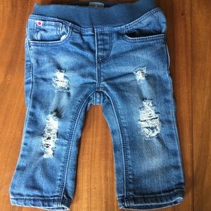 Distressed Baby Gap jeans